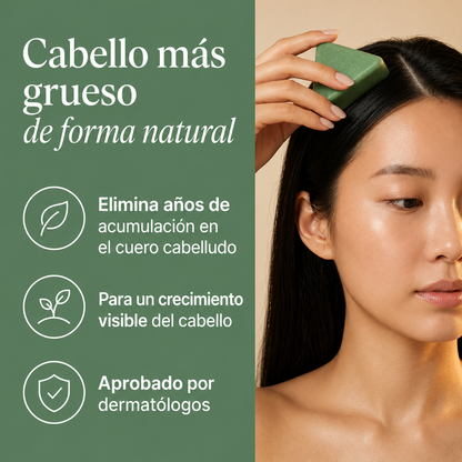 Shampoo Sólido Coreano — Detené la Caída y Revitalizá tu Cuero Cabelludo